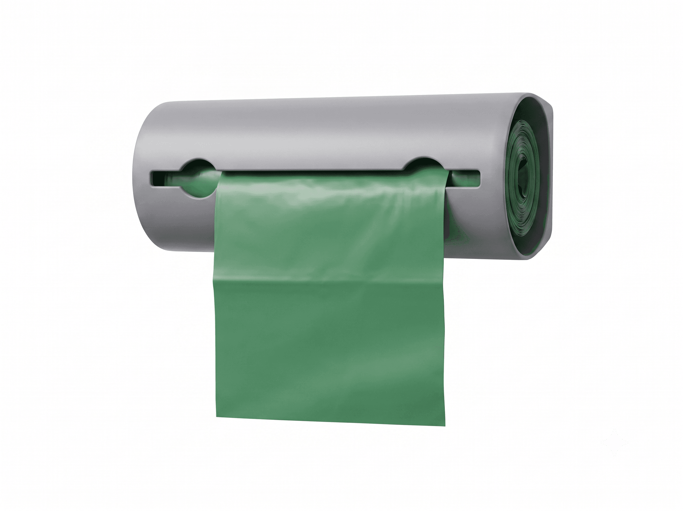 Dispenser Porta Rolo de Saco de Lixo de Parede Plástico — foto 1