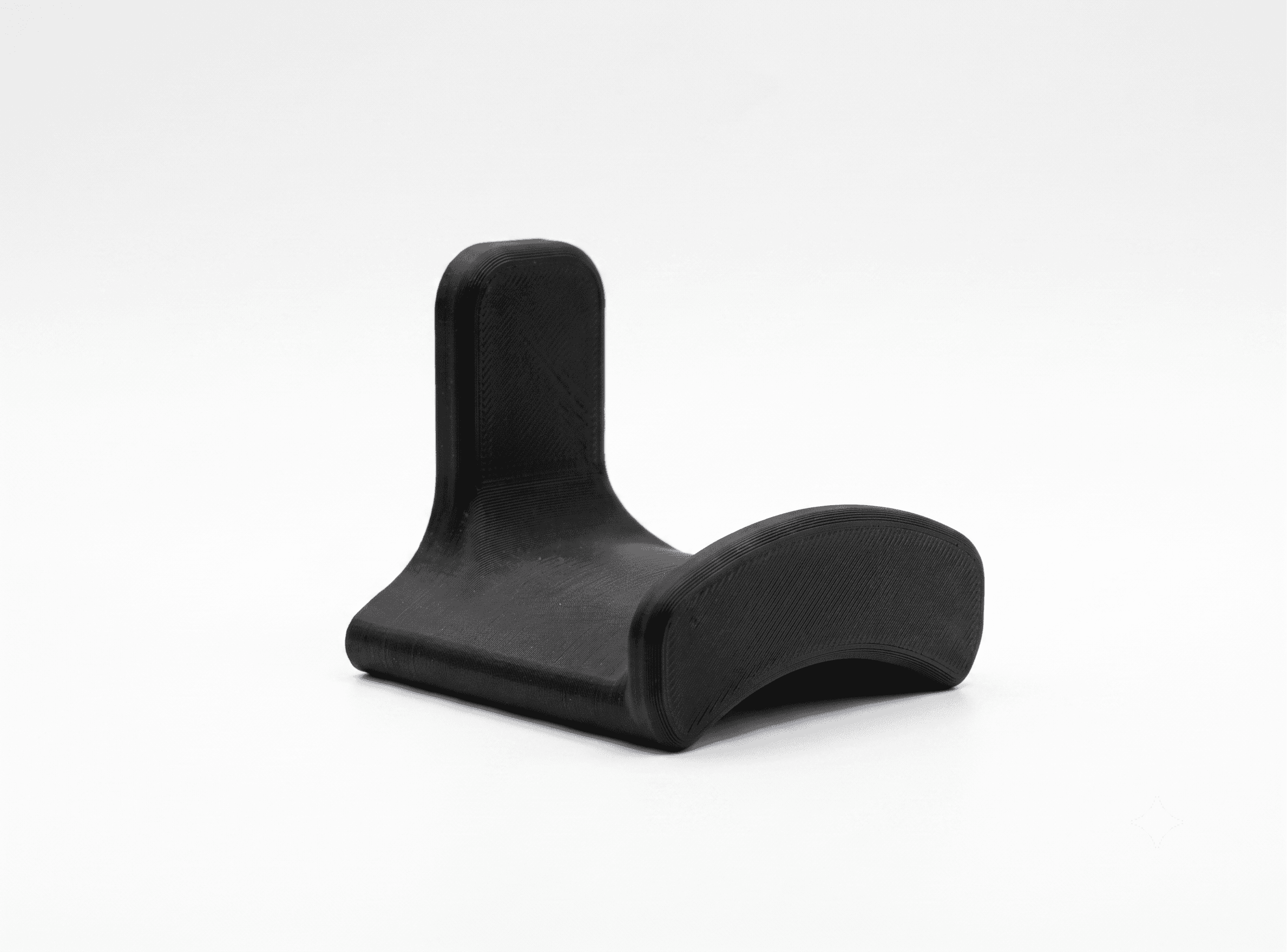 Suporte Fone de Ouvido Parede Preto Gancho com Parafuso — foto 1